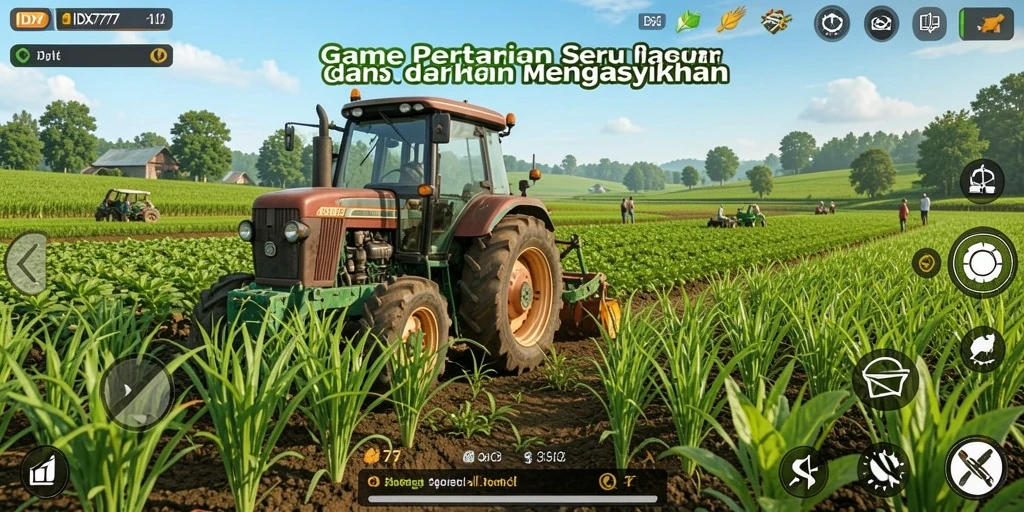 Tampilan gameplay IDX777 yang menarik dan realistis.
