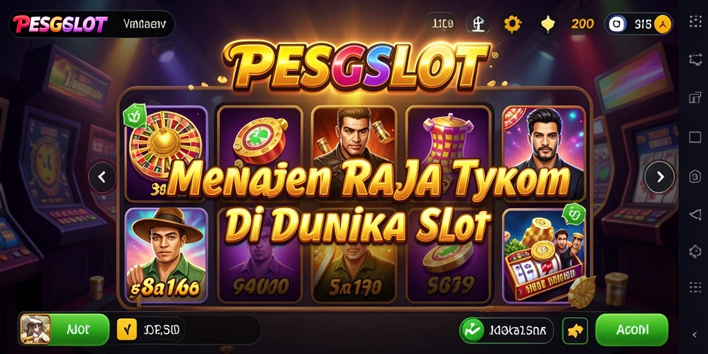 Screenshot PESGSLOT menunjukkan aksi seru di kasino Tycoon.