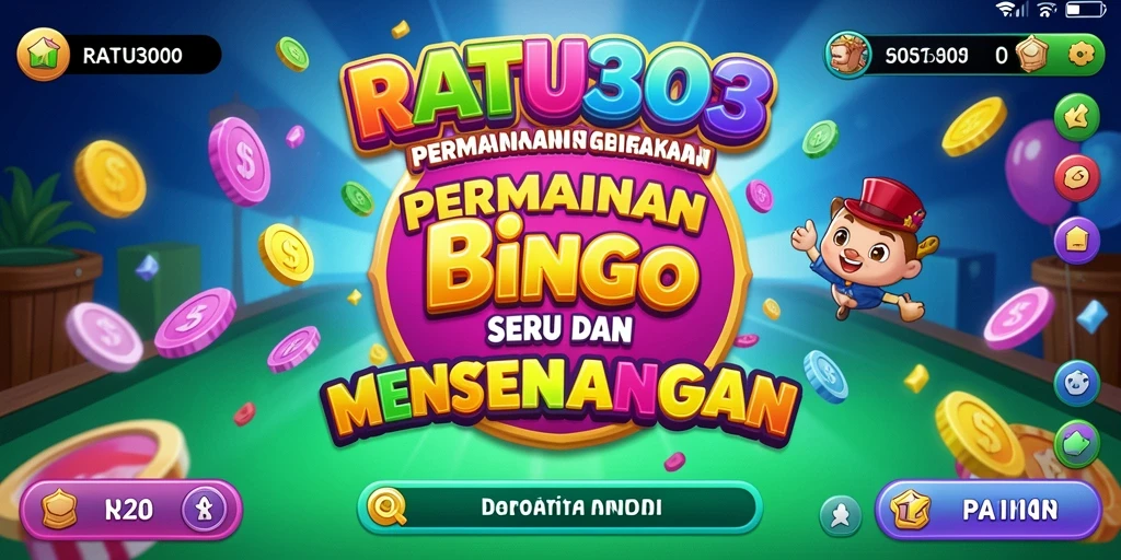 Tampilan gameplay Bingo yang seru dan interaktif.