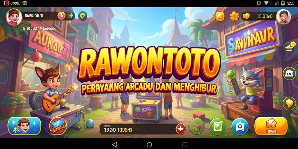 Screenshot menampilkan gameplay seru dan tantangan di RAWONTOTO.