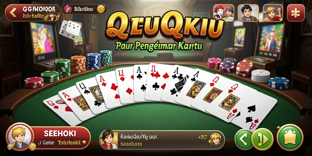 Tampilan gameplay QiuQiu di SEHOKI yang menegangkan